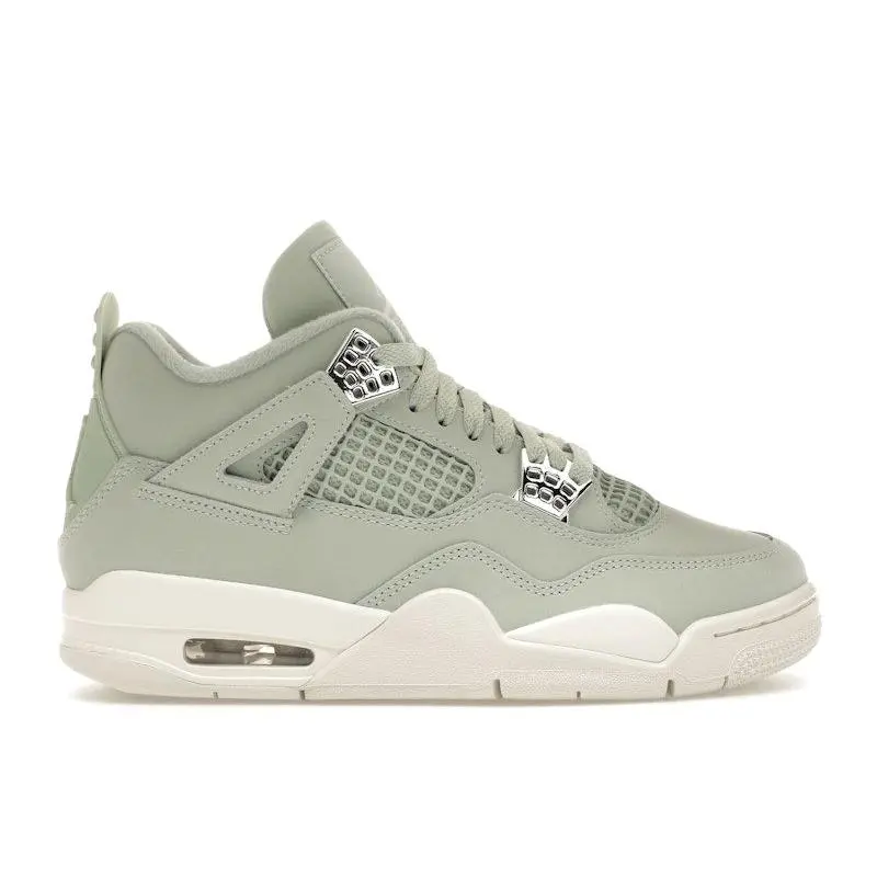 Jordan Women's 4 Retro Seafoam Sail Basketball Shoes, from StockX
