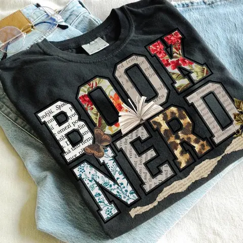 Comfort Colors Book Nerd PRINTED Vintage T-shirt Retro Bookish Trendy Lover Retro Tee Trendy For Booktok Librarian Gift Idea Bookish