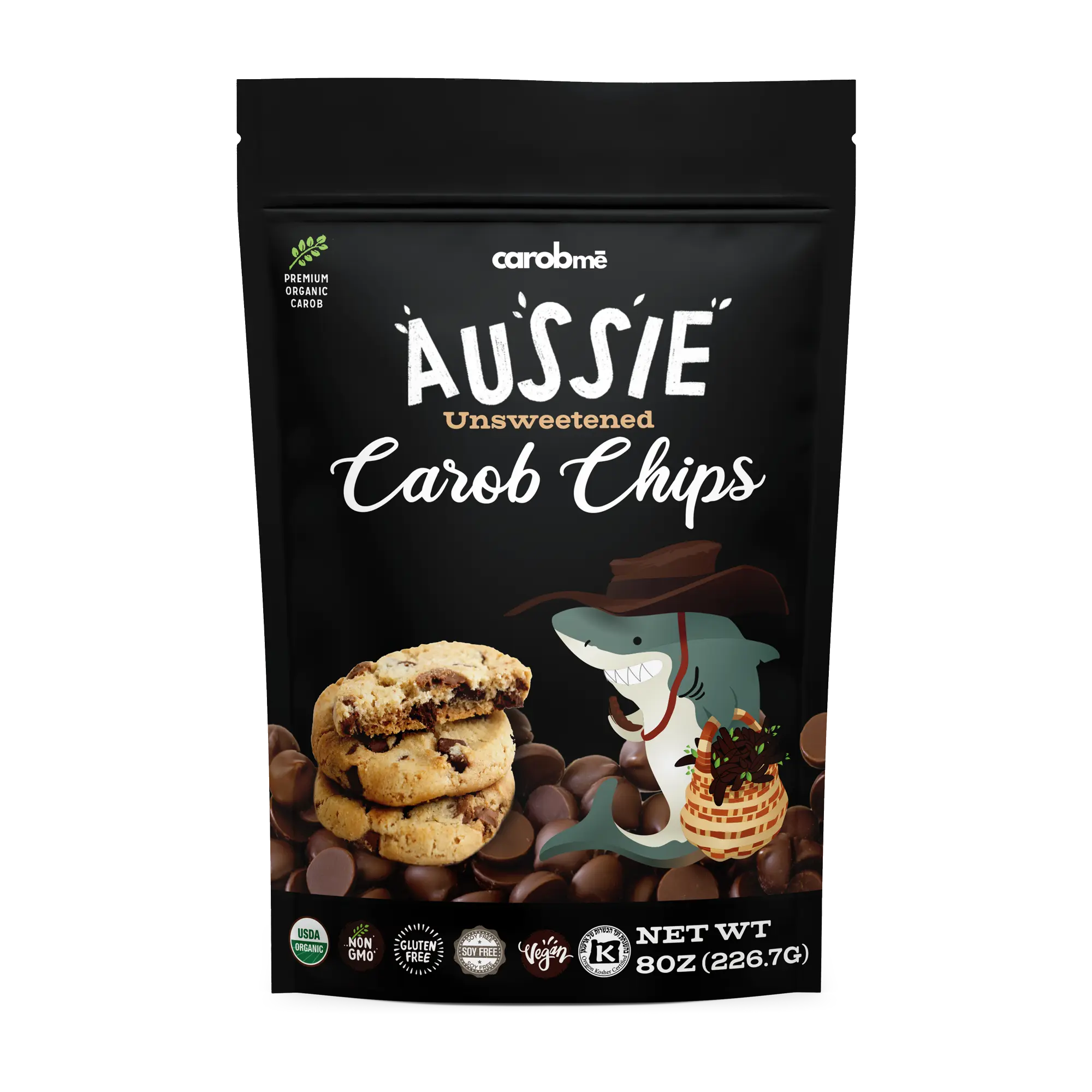 Carobmē Organic Carob Chips Unsweetened