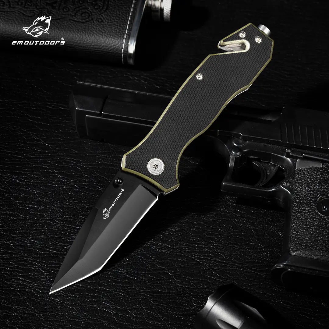 High hardness folding knife, pocket knife, non slip handle, high-quality fruit knife, essential for the kitchen