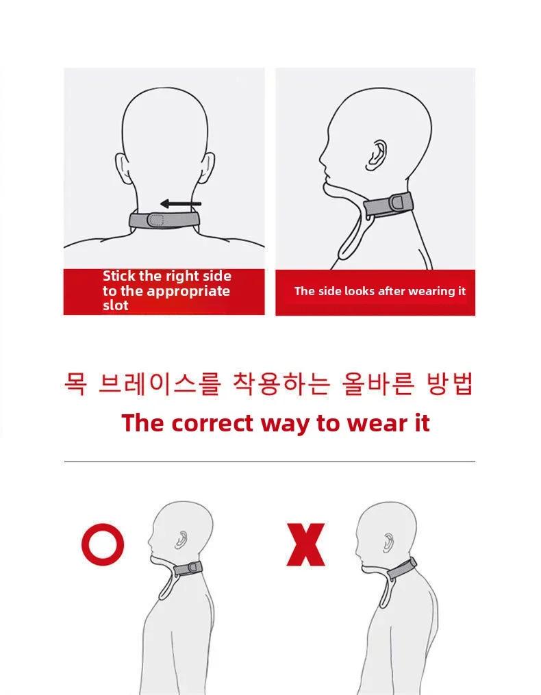 Adjustable Cervical Collar Neck Support Brace for Forward Head Posture Long Sitting Position Corrector Traction Device Comfortable Pain Relief Rehabilitation Robot Gloves Hand Hemiplegia Ergonomic Stroke Training Electric Exerciser Finger and Intensity