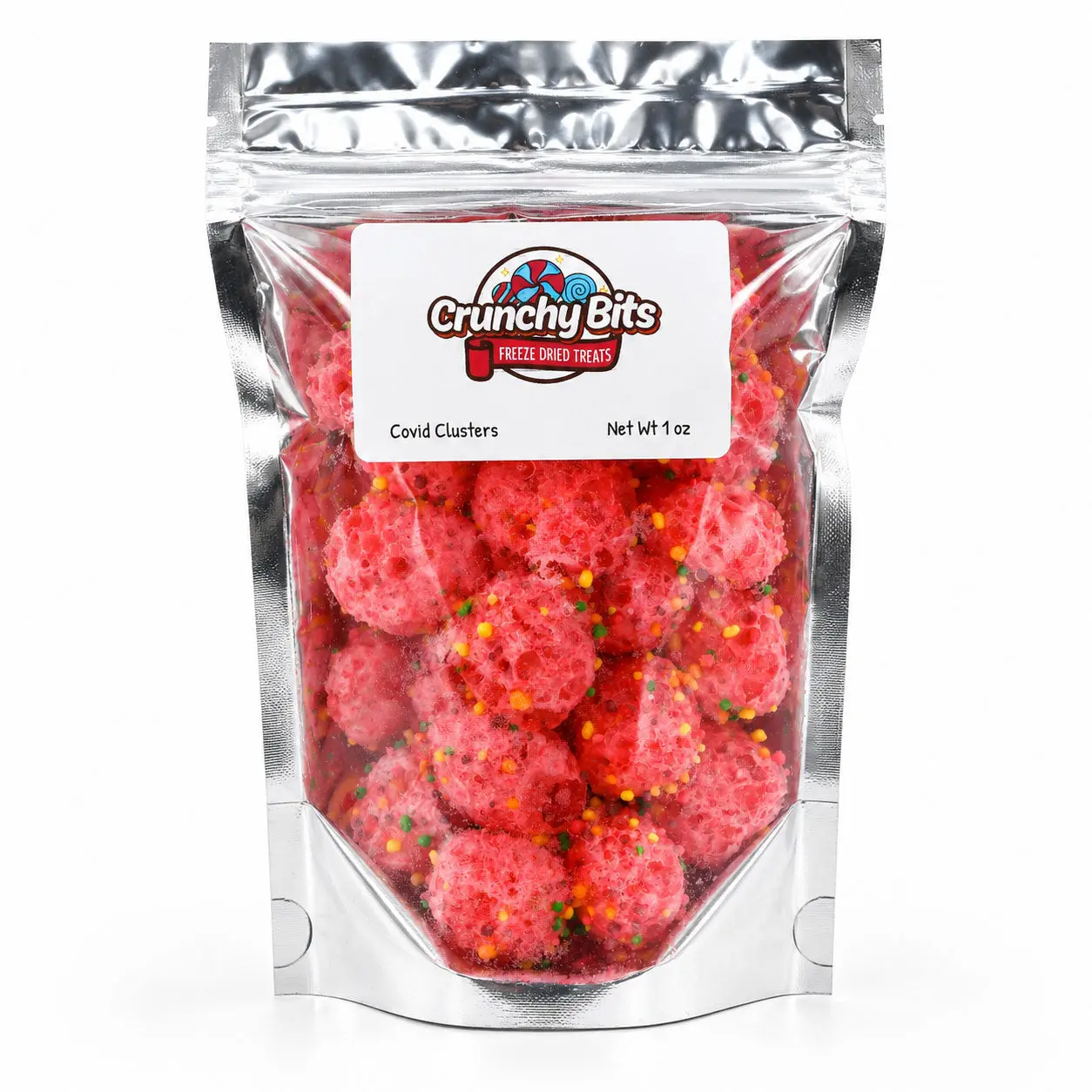 Freeze Dried Covid Clusters | 1 oz | Crunchy Bits Candy