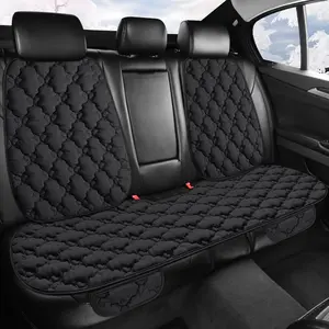 3pcs Plush Car Seat Covers Set, Rear Seat Cushion & 2 Backrests, Soft Warm Fleece Auto Seat Protectors, Car Seat Cushions, Automotive, Universal for Suv Sedan