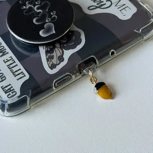 Dust Plug Acorn Charm for USB-C Devices