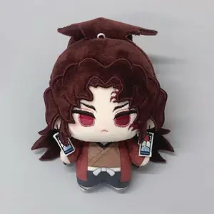 10cm Anime ‌Kimetsu no Yaiba Tsugikuni Yoriichi Plush Doll Pendant Cartoon Cosplay Stuffed Toy Birthday Gift