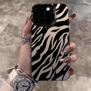 gift new creative full screen leopard print phone case for iPhone 17 16 Pro Max 15/ 14/ 13/ 12/ 11 Promax fashion trend