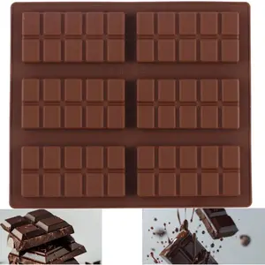Chocolate Bar Mold for Filling Pistachio Cream Butter Silicone Candy Bar Molds for Chocolate Candy