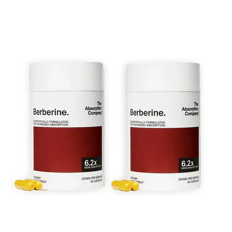 The Absorption Company Berberine Capsules, 6.2x Better Absorption Supplement for Blood Sugar, Metabolism Support, and Energy