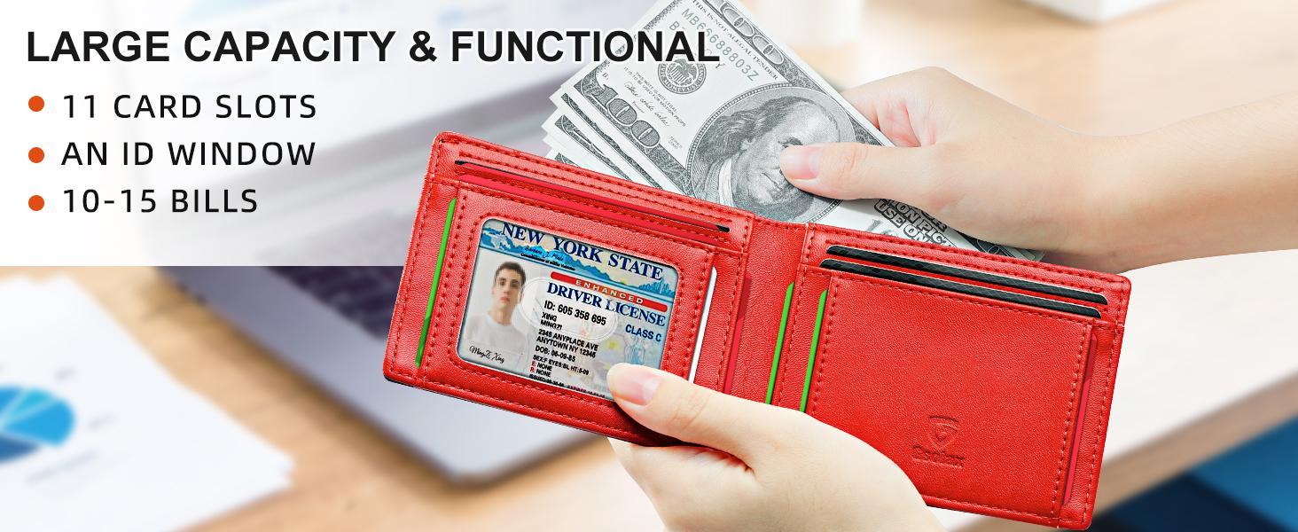 GSOIAX Men's Slim RFID Blocking Wallet GSOIAX Men's Slim RFID Blocking Wallet