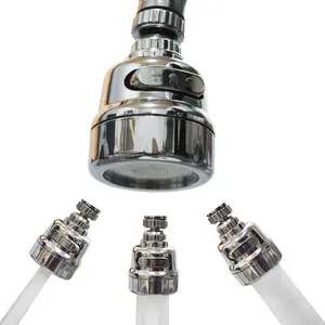 Faucet Aerator 360° Rotatable Kitchen Sink Faucet Head Replacement Pndbnq Swivel Faucet Extender 3 Mode Adjustable Faucet Sprayer Attachment 1pc Universal Water Filter Tap Sprayer Nozzle Adapter Part
