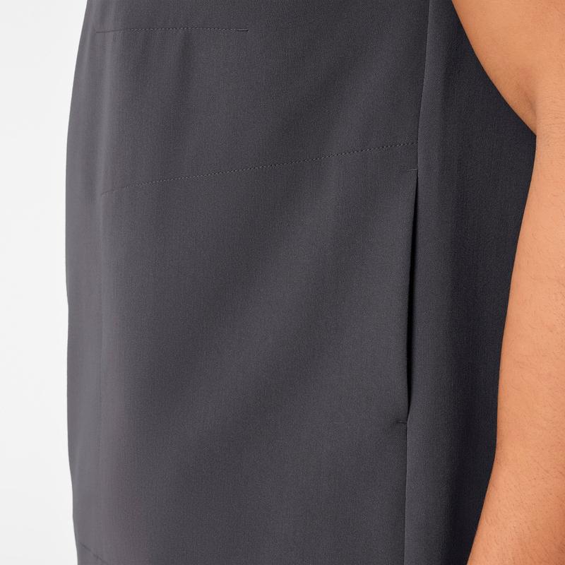 men's Charcoal Arad Polo - Scrub Top