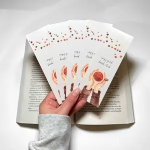 Cozy Girl Book Club Bookmark | Coffee And Book Lover Bookmark | Fall Bookmark | Autumn Fall Themed Bookmark | Cosy Girls Club | Cozy Vibes