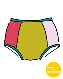 Original Color Block Scrap Panel Pants