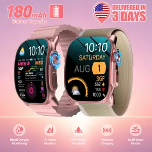 Trendy Smart Watch for Women – 1.72 Inch Slim Lightweight Design, Bluetooth Calls, Fitness & Sleep Tracking, Stylish Watch for Everyday Wear