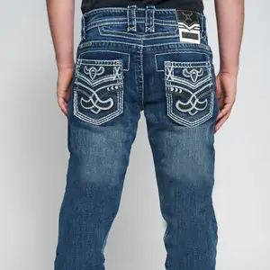 ARYA 09-MEDIUM BLUE JEANS STYLE 09