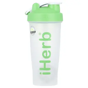 iHerb Goods iHerb Blender Bottle with Blender Ball, Green, 28 oz