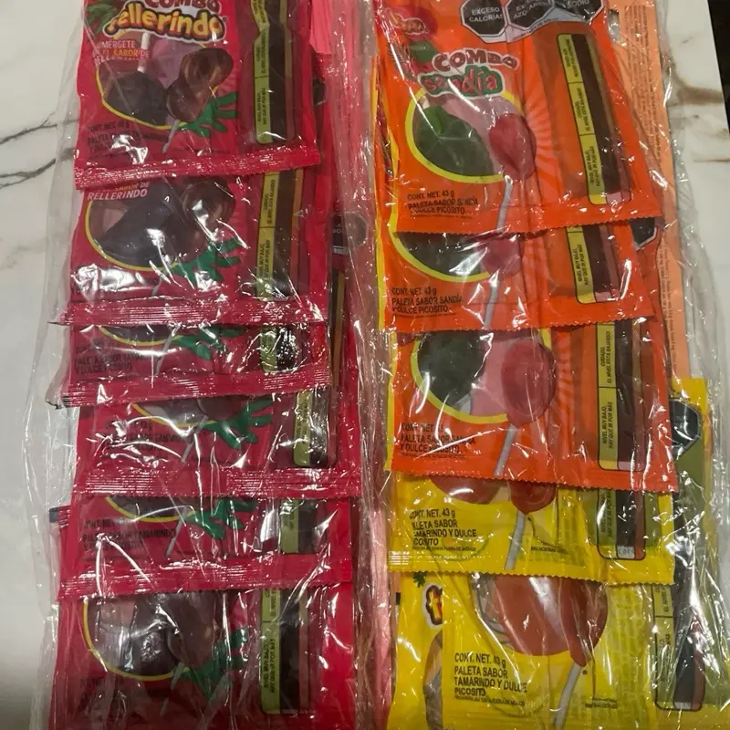 Vero rellerindo Combo lollipop 10 Pieces Pack Tamrindo or mango & watermelon