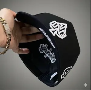 Snapback Cap Men Women Flat Brim – Embroidered Logo Streetwear Hat Adjustable Hip Hop Cap Unisex Blue Red Black Trend 2026