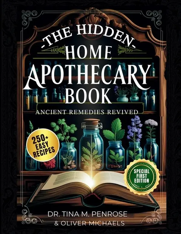 The Hidden Home Apothecary Book: Rediscovering 250+ Recipes for Herbal Teas, Tinctures, and Natural Wellness Remedies by Oliver Michaels (Paperback)