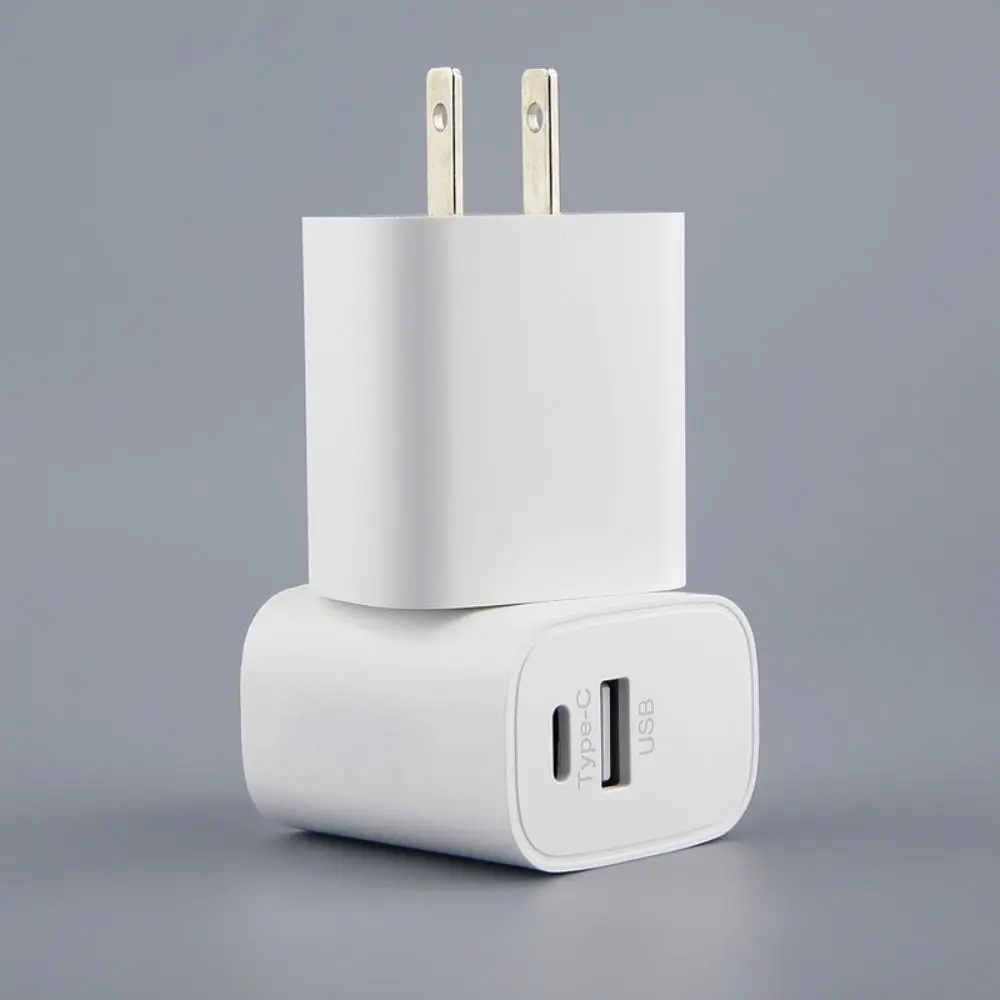 Portable 20W USB C Charger, Universal Dual Port 20W Adapter, Phone Accessories, Suitable for iPhone Samsung, Android Smartphone, Tablet