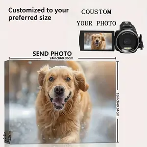 Custom Photo Framed Canvas Wall Art - Digital Printed Personalized Canvas Decor, Bedroom Decor, Mothers Day Gift, Perfect for Home Wall Decoration and Souvenirs