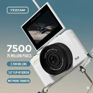 This 5K digital camera, designed specifically for photography, features a 75-megapixel sensor, a 3-inch 180-degree flip screen, 18x digital zoom, a 32GB microSD card, and one battery—making it the perfect gift.