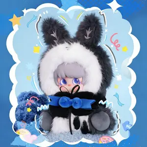 QIQI-PIPR Lunastar Whisper Mystery Boxes Bag Pendant Bunny Plush Dolls Soft Collectibles Hidden Style 1 Hidden Probability:1/96