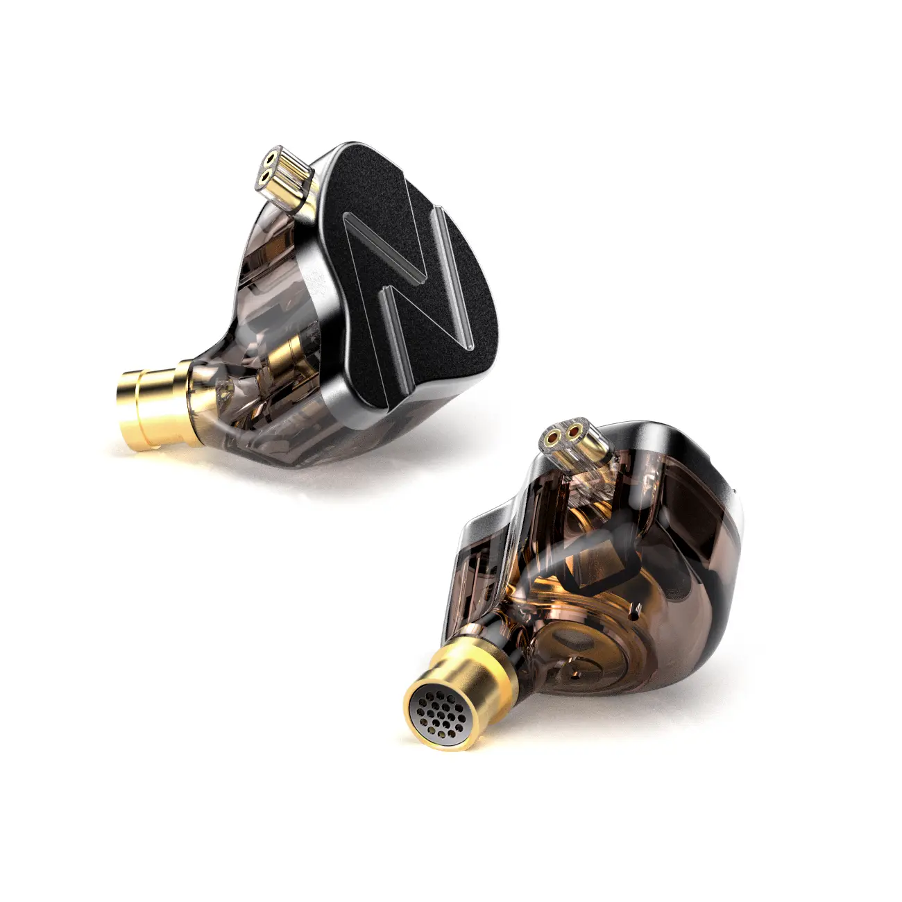 CLE CLO CC06 Hybrid Wired In-Ear Headphones - 2BA+1DD Hybrid Drivers HiFi Audio IEMs, Stainless Steel Faceplate, Detachable Cable, 3.5mm Jack, 20kHz Frequency Response, Game Console & Mobile/PC/Laptop Compatible, Non-Waterproof, Box-Included for Musicians