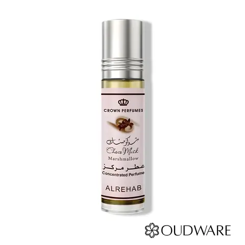 Al Rehab Choco Musk Marshmallow 6ml Concentrated Perfume Oil Roll On - A Genderless Gourmand Perfume Oil - Great For Layering