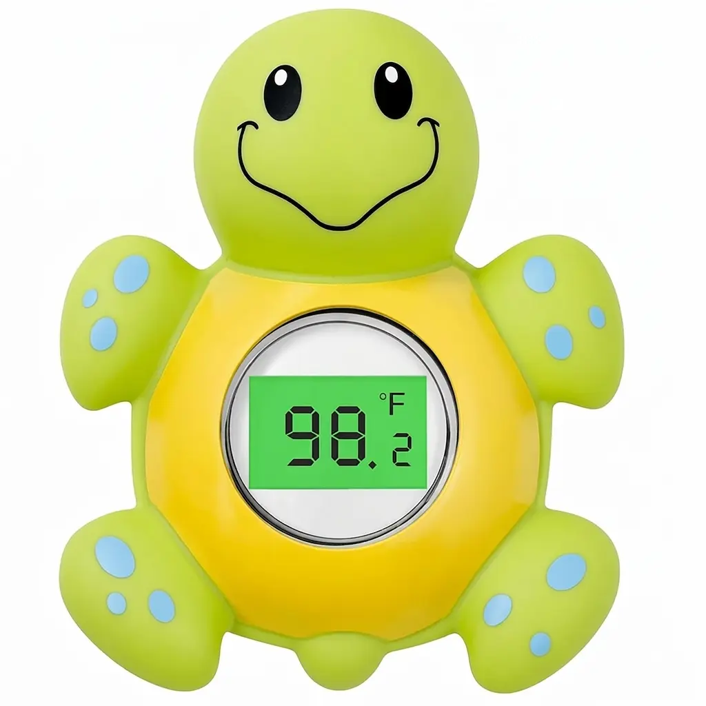 Baby Bath Thermometer for Tub,Floating Digital Water Temperature Thermometer with Instant Accurate Reading,3-Color Safety Light,Auto On/Off for Newborn,Infant & Toddler Halloween & Christmas gifts Party Favors