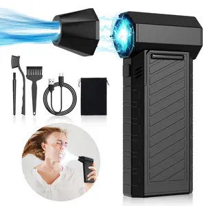 Electric Air Dust Collector, Rechargeable 130000RPM Ultra Strong Turbo Dry Jet Fan, Cordless Sturdy Air Blower for Electronic PC Automotive Details