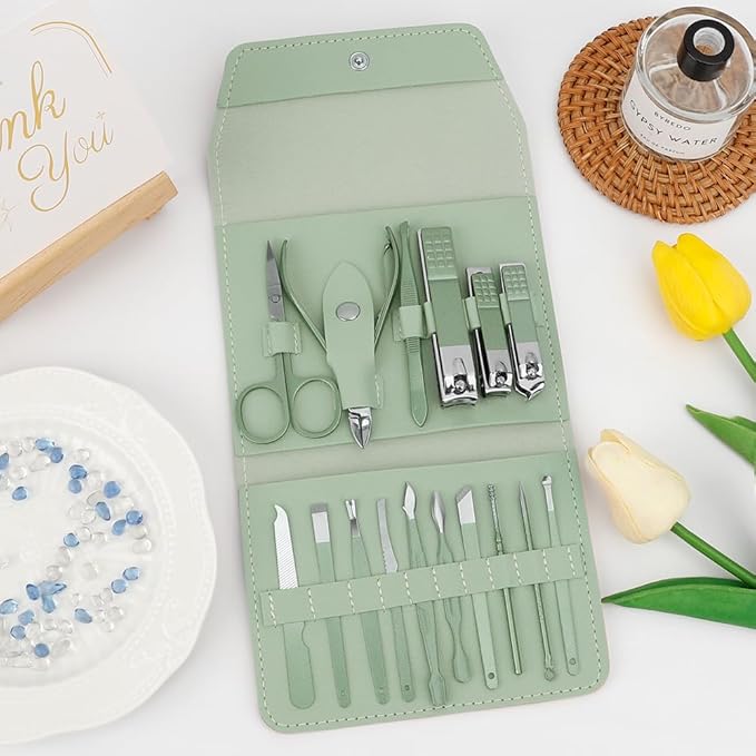 Nail Clipper,Manicure Set,Nail Supplies,Cuticle Cutter,Nail Clipper Set,Mens Gifts Under 10 Dollars,Beauty Gift Sets,Mens Manicure Set,Toe Nail Clippers for Thick Nails for Seniors,Gifts for Husband