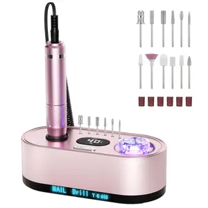 40000RPM  Nail File Drill Professional Kit, Drill MachineManicure Pedicure Polishing Acrylic Gel Nail Grinder for Salon, Home Use