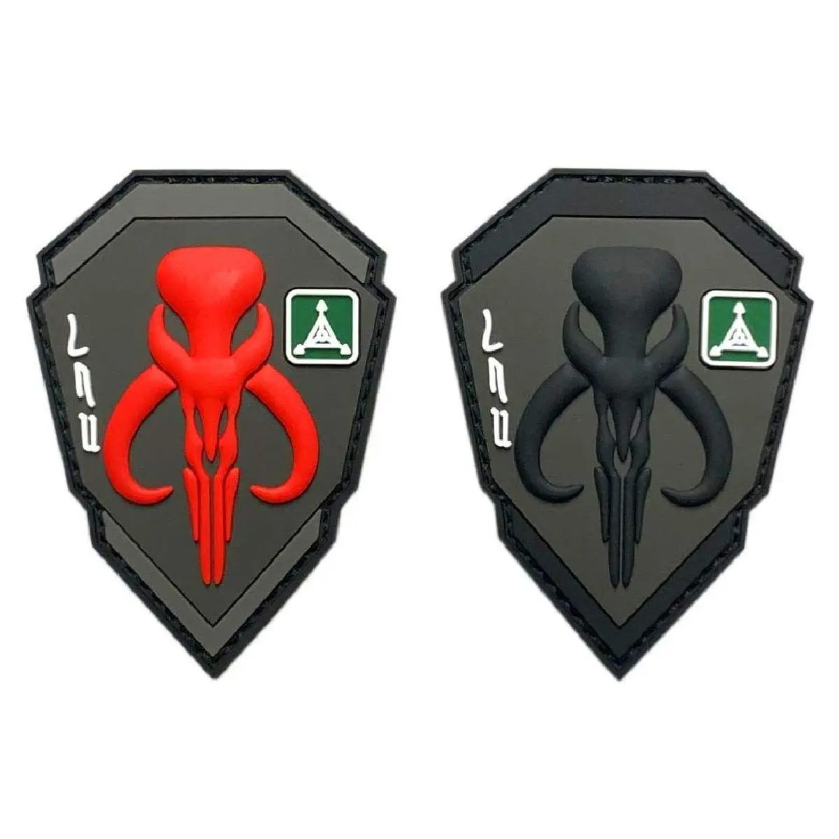 Mythosaur Skull Patch [2PC-Hook Fastener - 3D-PVC Rubber-MTB5,4]