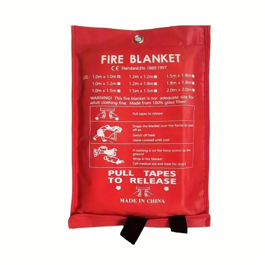 Fire Emergency Blanket, Flame Retardant Blanket, Emergency Survival Safety Cover, Used in Kitchens, Homes, Houses, Cars, Offices, Warehouses