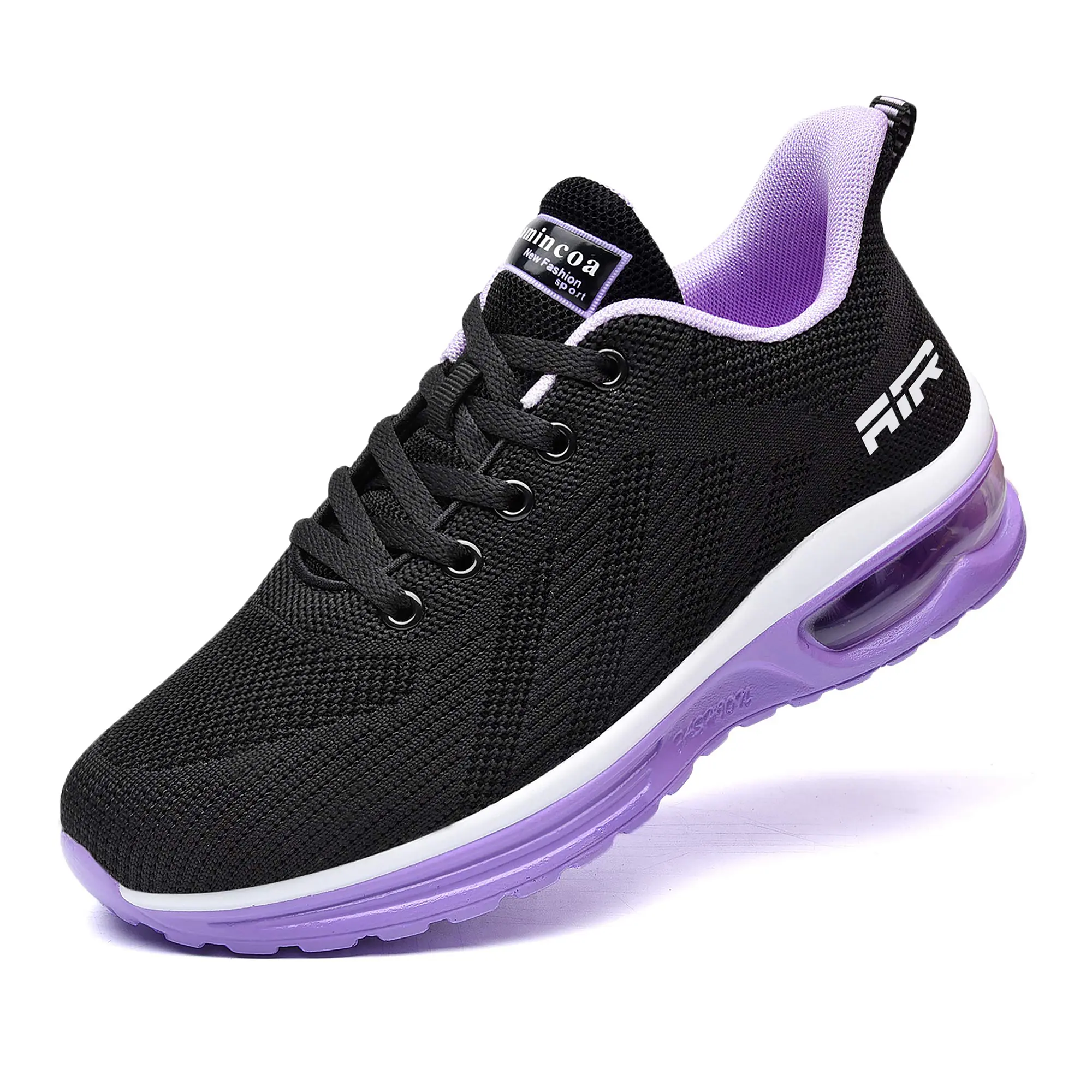 Female Workout Sneakers - Gradient Mesh, Breathable Air Cushion, Memory Foam Athletic Running Shoes for Gym, All-Day Standing & Sporty Chic Style