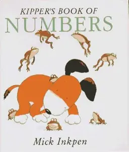 USED Book - Kipper's Book of Numbers: Kipper Concept Books by Mick Inkpen (Hardcover) - english