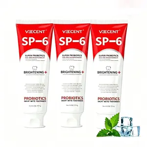 Veecent SP-6 Daily Brightening Toothpaste (140g) - Probiotic Oral Care, Enamel Repair, Long-Lasting Fresh Breath