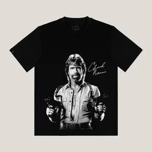 Chuck Norris Rest in Peace RIP (1940-2026) V2 For Chuck Norris Fans Premium Cotton T-Shirt (Made In US), Walker The Roundhouse Kick King Lengend Never Die Graphic Shirt