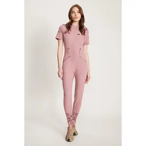Jolie Lux Jumpsuit Blush Bloom