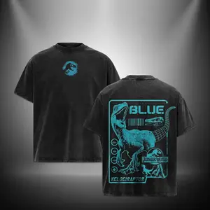 Jurassic World V4 Retro Vintage Menswear Gift movie fans Top Apparel Classic  Seamless Simple Straight Man Clothes Cotton designer shirts Movie Shirt, graphic tees, men gifts, ,Graphic Streetwear T-shirt gift for all