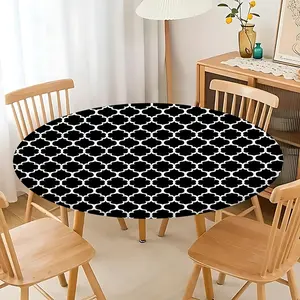 1pc fashionable and versatile floral series printed round tablecloth. Three sizes available. Suitable for home kitchen, living room, outdoor patio, garden. An exquisite tabletop decoration.