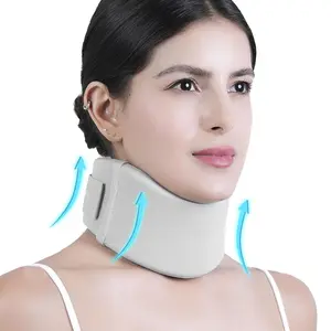 Ice Silk Neck Brace - Soft, Breathable Cervical Collar for Pain Relief & Posture Correction - Washabel Anti-Snoring Support for Comfortable Sleep - Ideal f