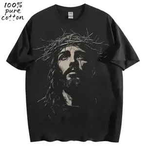 Unisex Boxy Fit Heavyweight Tee        2026 New Boxy Fit Tee 100%   Jesus Acid Washed Heavyweight Cotton Shirt, Christian Streetwear Religious Gift for Him or Her, Faith Apparel Unisex Tee, Jesus Christ Church Wear