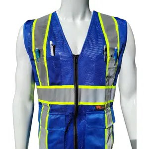 Royal Blue High Visibility Safety Vest