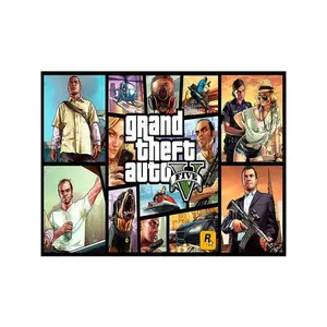 GTA V Grand Theft Auto 5 Poster - NO FRAME