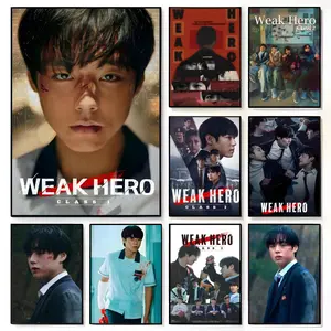 Gripping High School Action Drama W-Weak Hero Class Poster Fade-resistant Self-adhesive posters that Perfect for gifts and creating walls in bedrooms Living rooms Bars Coffee houses and Restaurants HD printing waterproof protection Graphic Prints