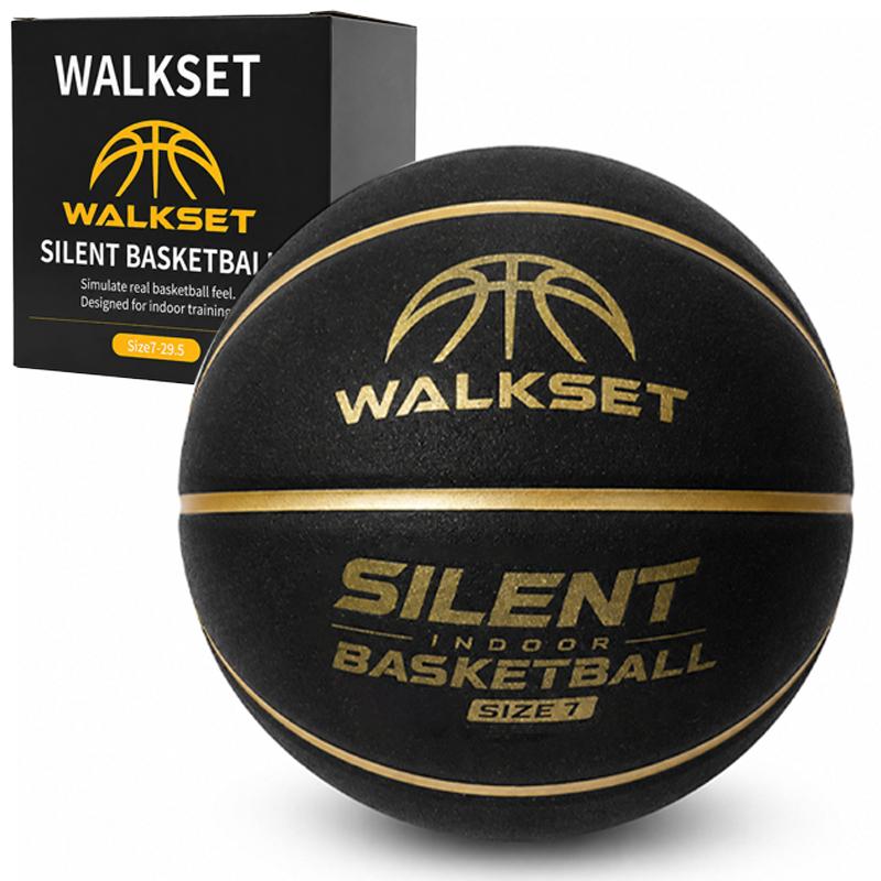 Walkset Quiet Practice Basketball (Size 7) - Silent Bounce, Indoor Games, Silent Play for Practice Sessions