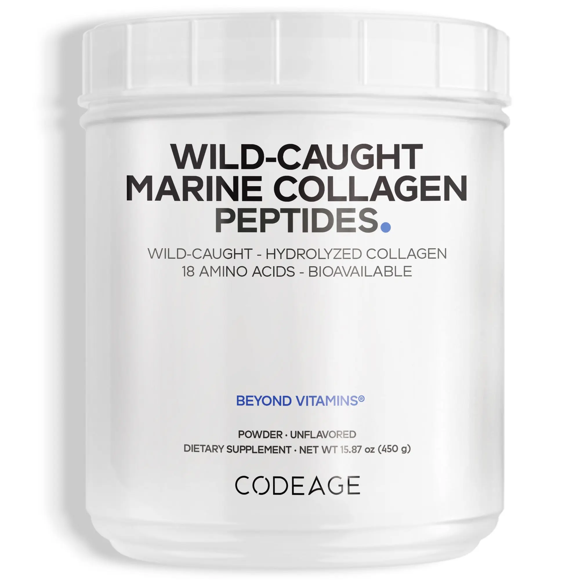 Wild Caught Marine Collagen Peptides Powder