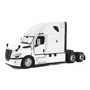 2025 Freightliner Cascadia Gen-5 Sleeper Cab Truck-Tractor Winter White "Transport Series" 1/64 Diecast Model by Diecast Masters